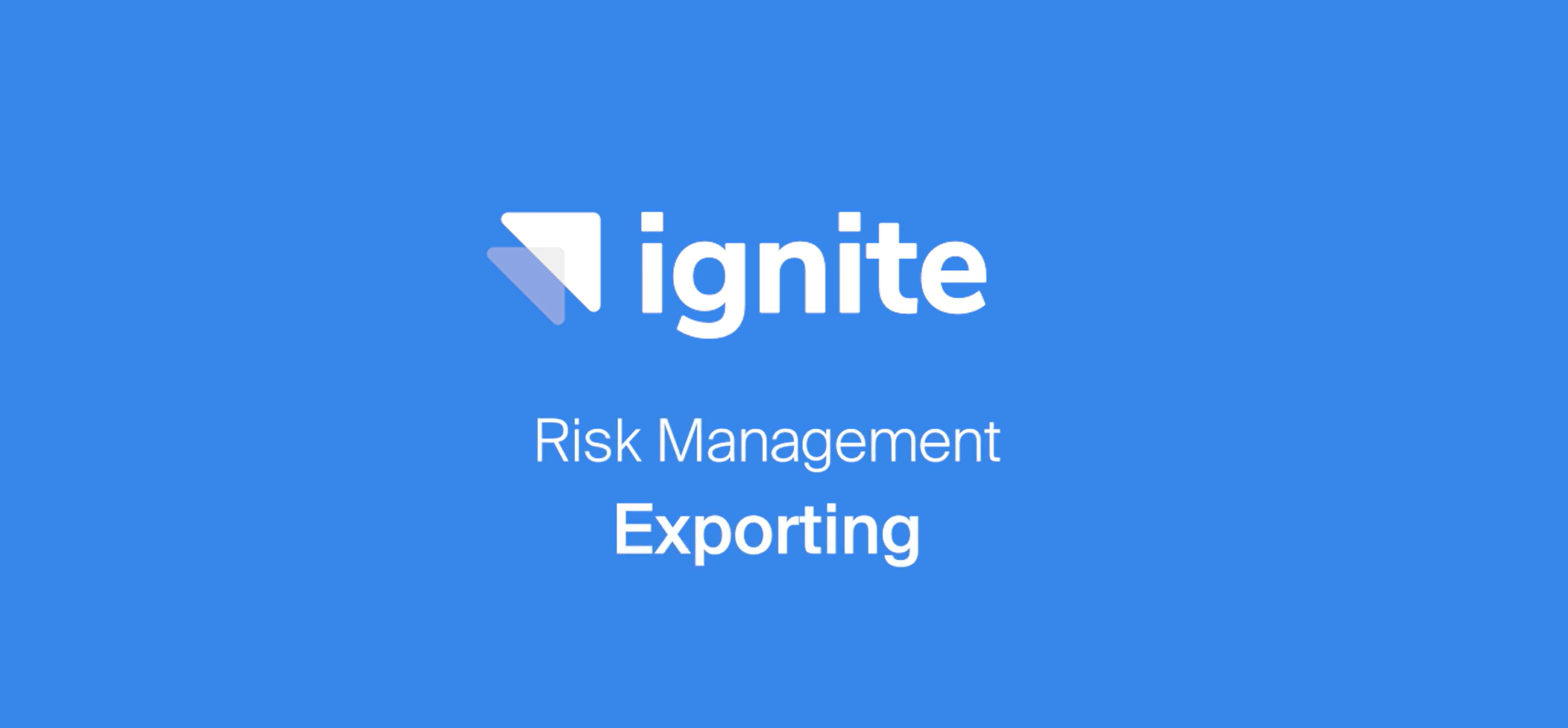 Risk Management - Exporting
